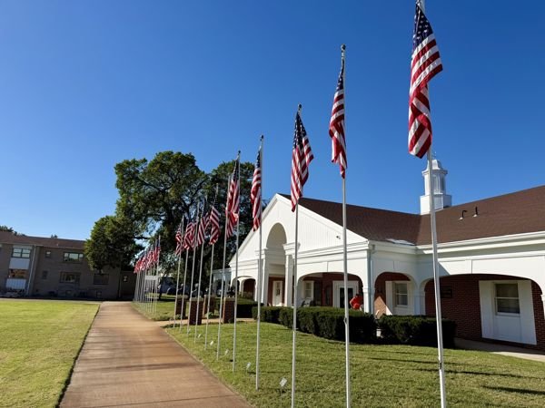Flags on the Saint John’s grounds — photo 27